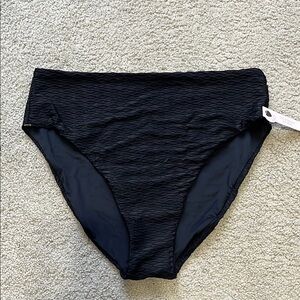 Victoria’s secret Textured high waisted full coverage bikini bottom